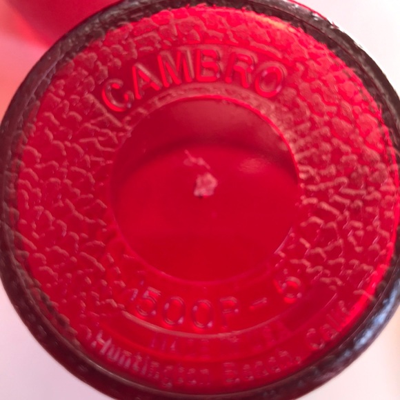 Vintage Acrylic Cambro 4 ounce acrylic juice cups - Picture 5 of 12